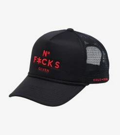 Field Grade No F's Given Dad Hat Black/Red