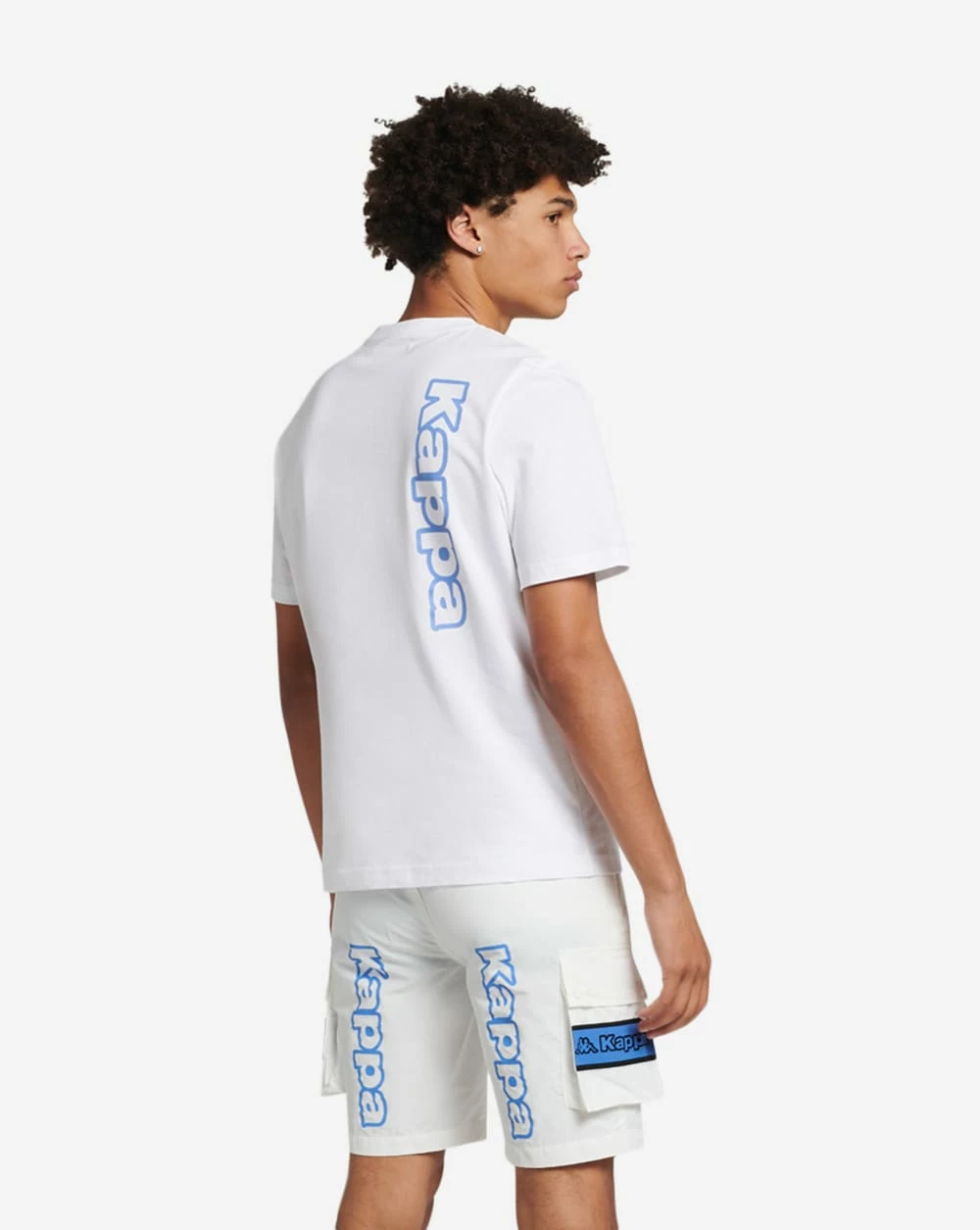 Kappa LOGO AOMIX TEE BRIGHT WHT/BLUE ULTRAMARINE 5 Kappa LOGO AOMIX TEE BRIGHT WHT/BLUE ULTRAMARINE - Image 3