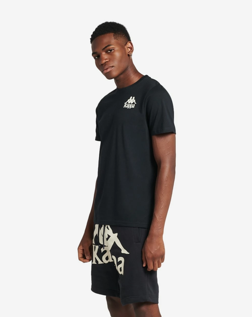 Kappa Authentic Ables Tee Black Smoke/White Antique 4 Kappa Authentic Ables Tee Black Smoke/White Antique - Image 2