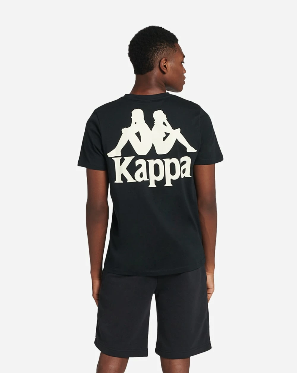 Kappa Authentic Ables Tee Black Smoke/White Antique 5 Kappa Authentic Ables Tee Black Smoke/White Antique - Image 3
