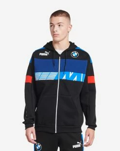 Puma BMW Motorsport Essential Zip Up Hoodie Puma Black