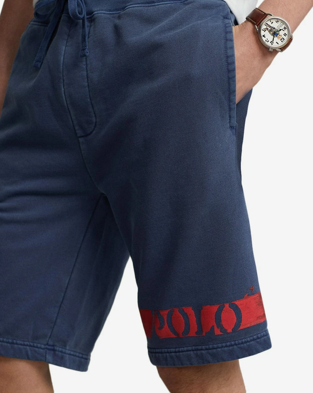 Polo Ralph Lauren Fleece Novelty Logo Shorts Cruise Navy 5 Polo Ralph Lauren Fleece Novelty Logo Shorts Cruise Navy - Image 3