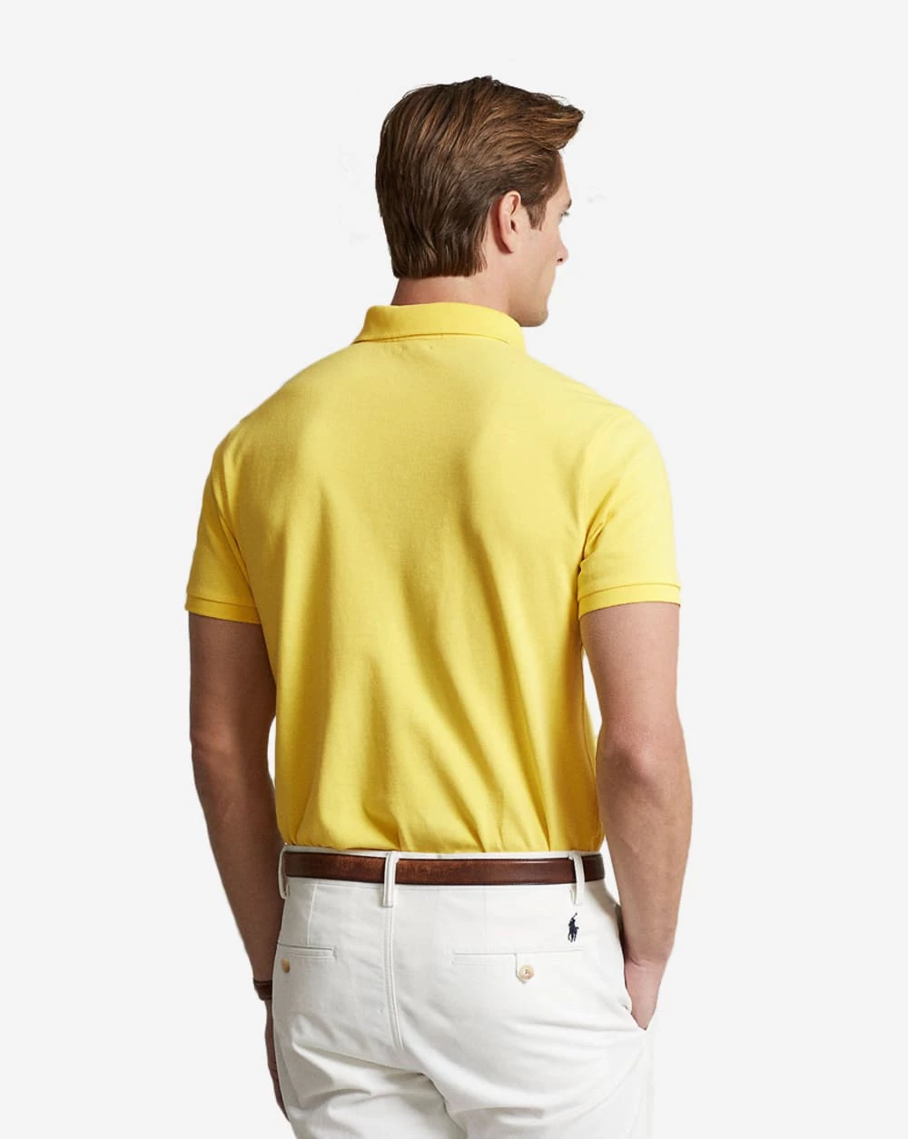 Polo Ralph Lauren Big Pony Mesh Knit Flag Polo Coastal Yellow 4 Polo Ralph Lauren Big Pony Mesh Knit Flag Polo Coastal Yellow - Image 2