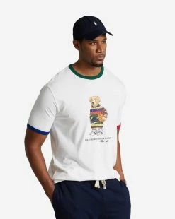 Polo Ralph Lauren Polo Bear Short Sleeve Graphic Tee White | Multi