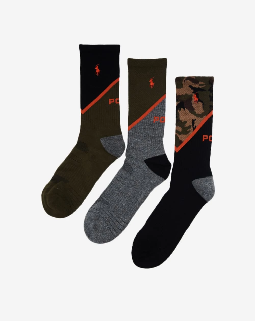 Polo 3PK Camo Crew Assorted 3 Polo 3PK Camo Crew Assorted