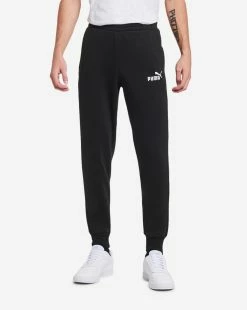 Puma Essential Embroidery Logo Pants PUMA Black