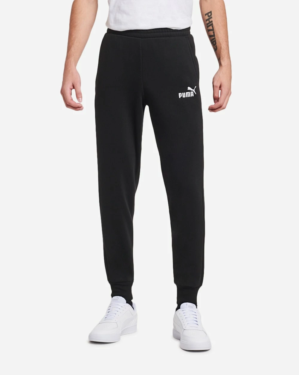 Puma Essential Embroidery Logo Pants PUMA Black 3 Puma Essential Embroidery Logo Pants PUMA Black