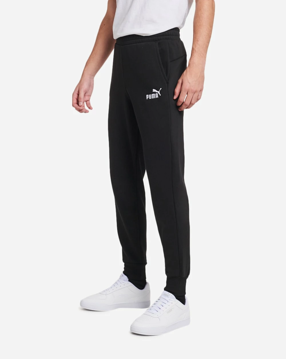 Puma Essential Embroidery Logo Pants PUMA Black 4 Puma Essential Embroidery Logo Pants PUMA Black - Image 2