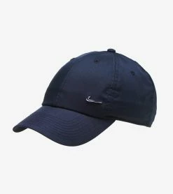 Mens New Arivals Sales Shop 13 Nike Heritage 86 Metal Swoosh Cap BLACK/SILVER