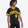 Mitchell And Ness Pittsburgh Pirates Willie Stargell Pullover Short Sleeve Jer BLACK -Mens New Arivals Sales Shop ABPJ3043PPI BLK 1 1800x