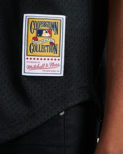 Mitchell And Ness Pittsburgh Pirates Willie Stargell Pullover Short Sleeve Jer BLACK -Mens New Arivals Sales Shop ABPJ3043PPI BLK 3 1800x