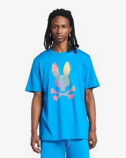 Psycho Bunny Graphic Tee Seaport Blue