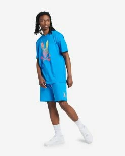 Psycho Bunny Graphic Tee Seaport Blue -Mens New Arivals Sales Shop B6U409T19C 431 4 1800x
