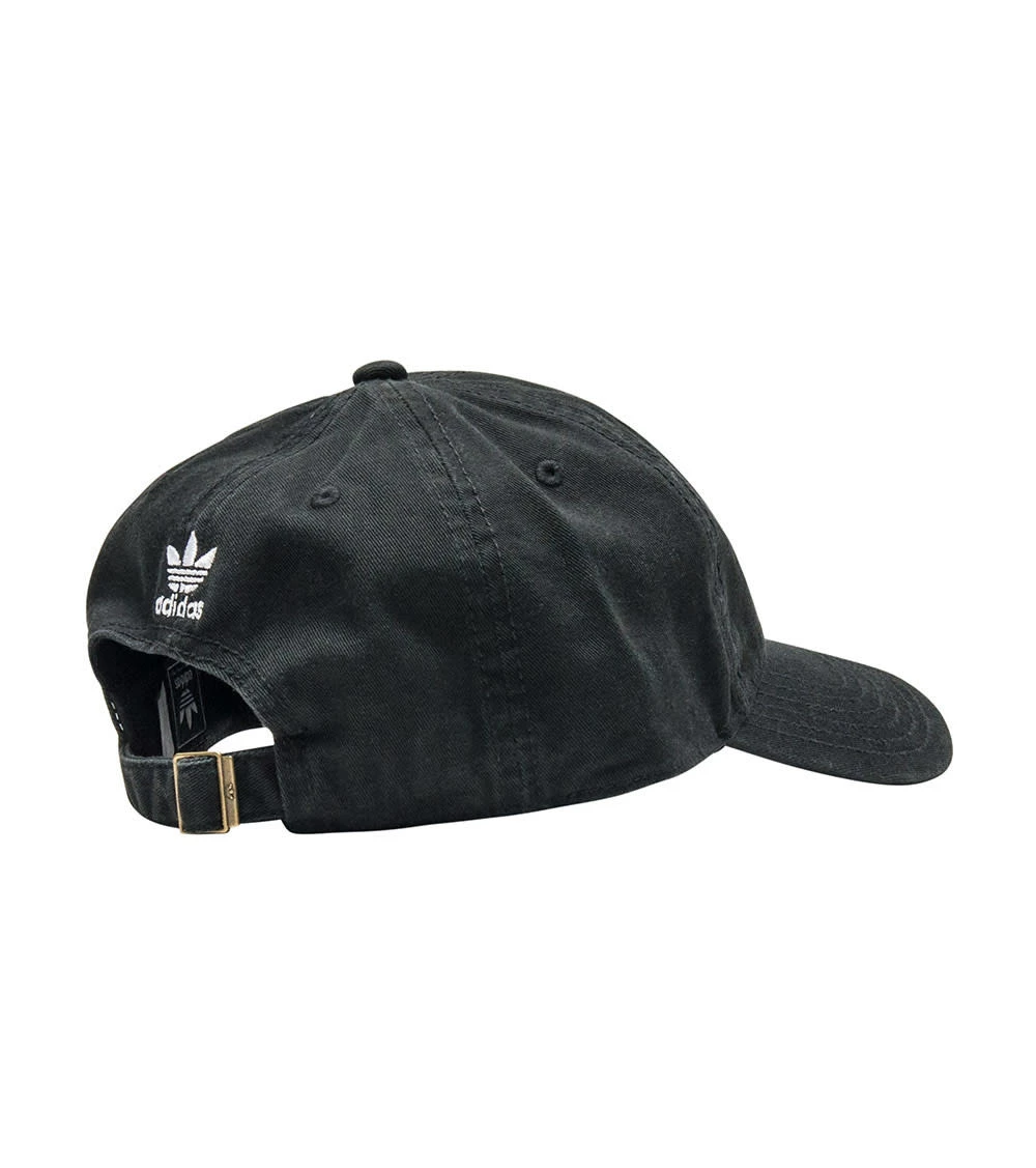 Adidas Accessories Relaxed Strapback Hat Black/White 4 Adidas Accessories Relaxed Strapback Hat Black/White - Image 2