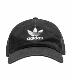 Adidas Accessories Relaxed Strapback Hat Black/White 8 Adidas Accessories Relaxed Strapback Hat Black/White -Mens New Arivals Sales Shop BH7137 001 3 1800x