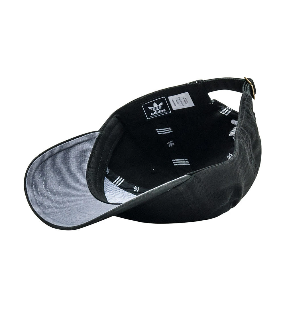 Adidas Accessories Relaxed Strapback Hat Black/White 6 Adidas Accessories Relaxed Strapback Hat Black/White - Image 4