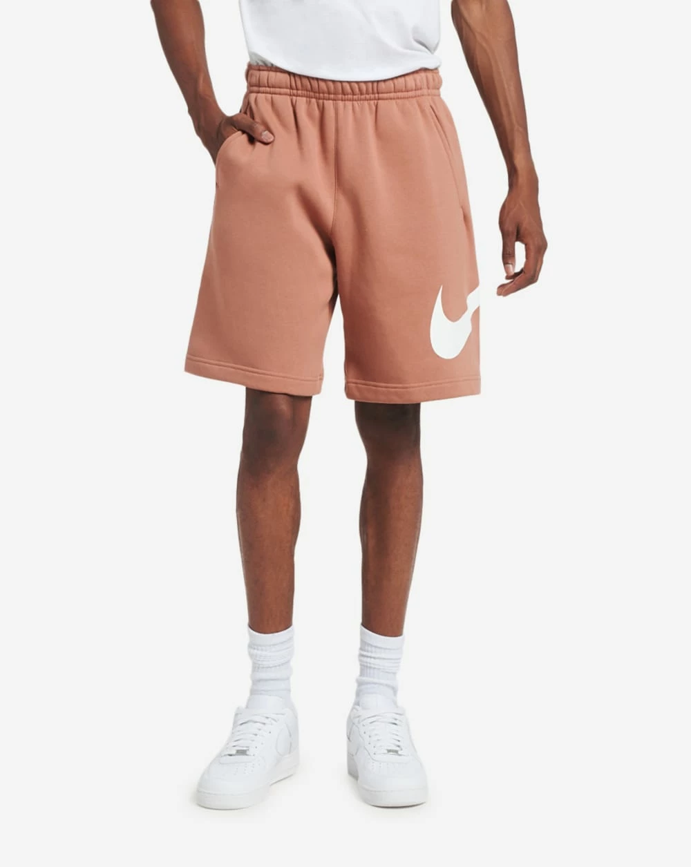 Nike NSW CLUB SHORTS MINERAL CLAY/MINERAL CLAY 3 Nike NSW CLUB SHORTS MINERAL CLAY/MINERAL CLAY