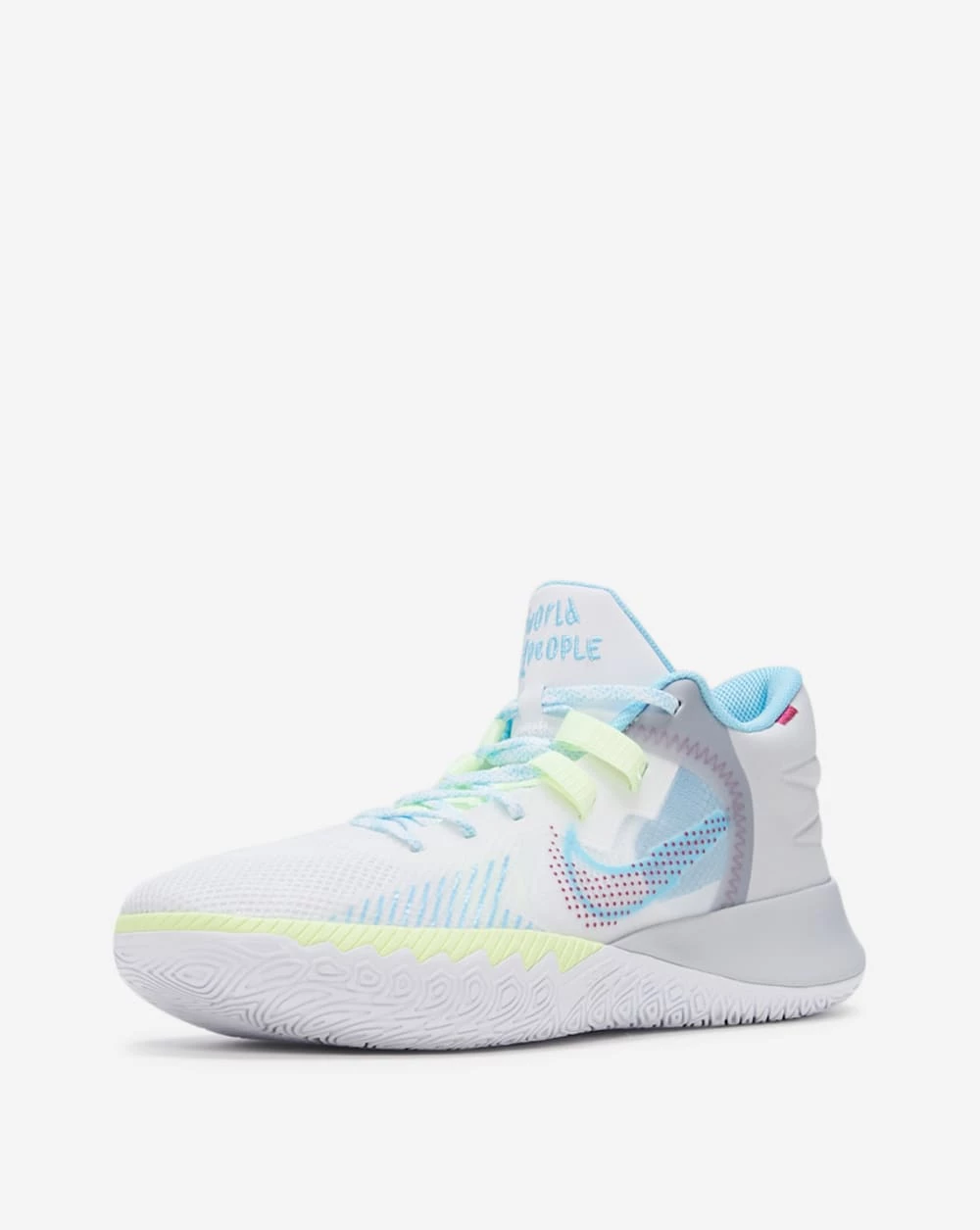 Nike Kyrie Flytrap 5 White/Grey/Blue 4 Nike Kyrie Flytrap 5 White/Grey/Blue - Image 2