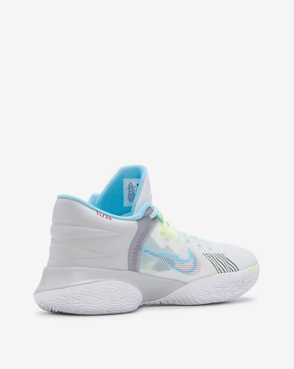 Nike Kyrie Flytrap 5 White/Grey/Blue 5 Nike Kyrie Flytrap 5 White/Grey/Blue - Image 3