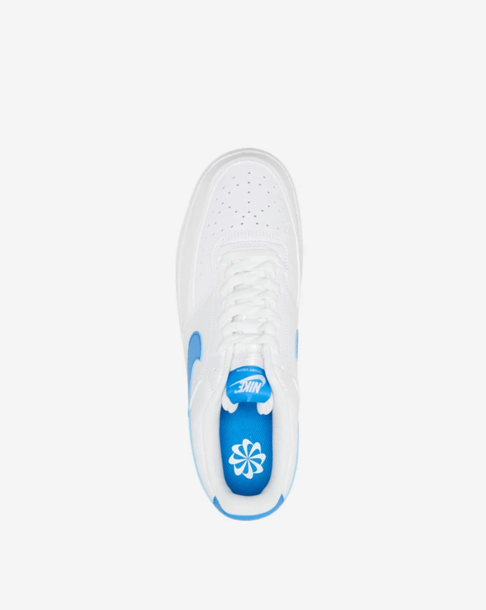 Nike Court Vision Low White / Blue 7 Nike Court Vision Low White / Blue - Image 5