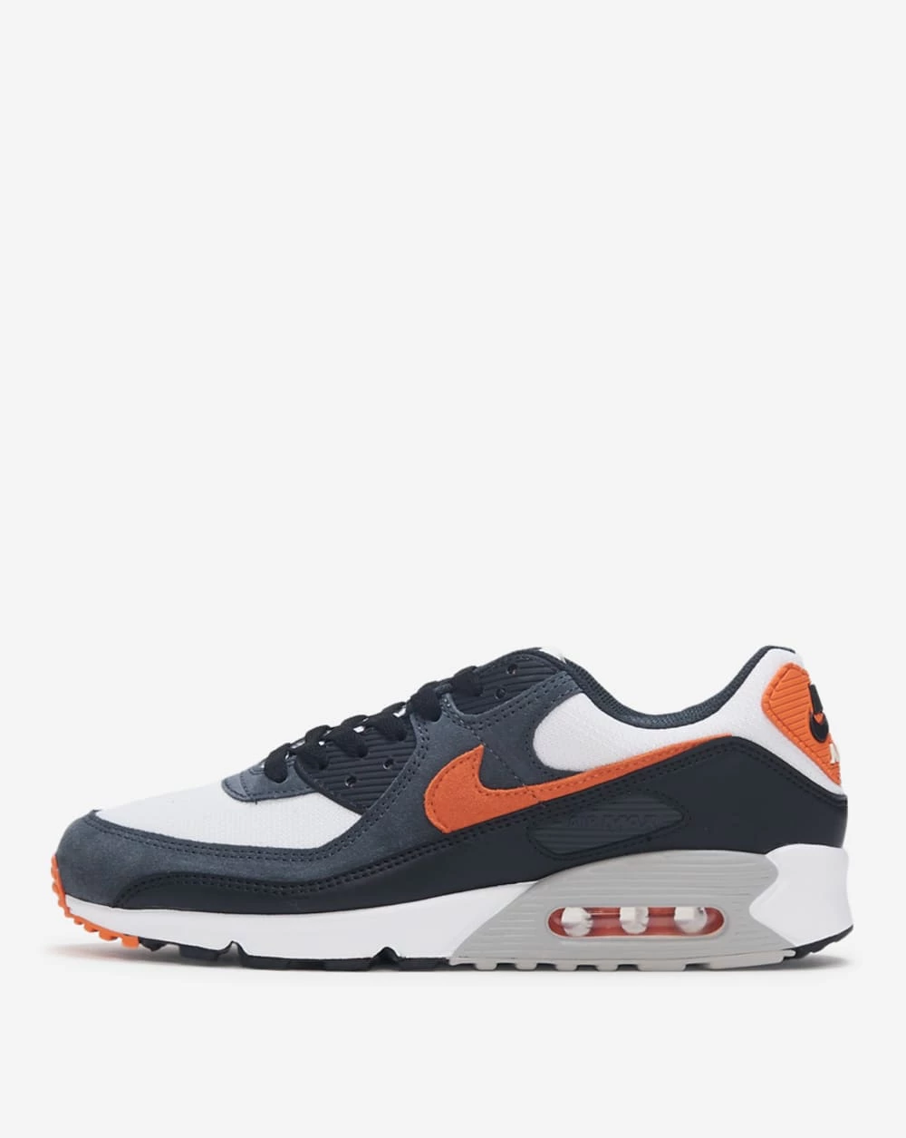 Nike Air Max 90 White/Orange/Black 3 Nike Air Max 90 White/Orange/Black