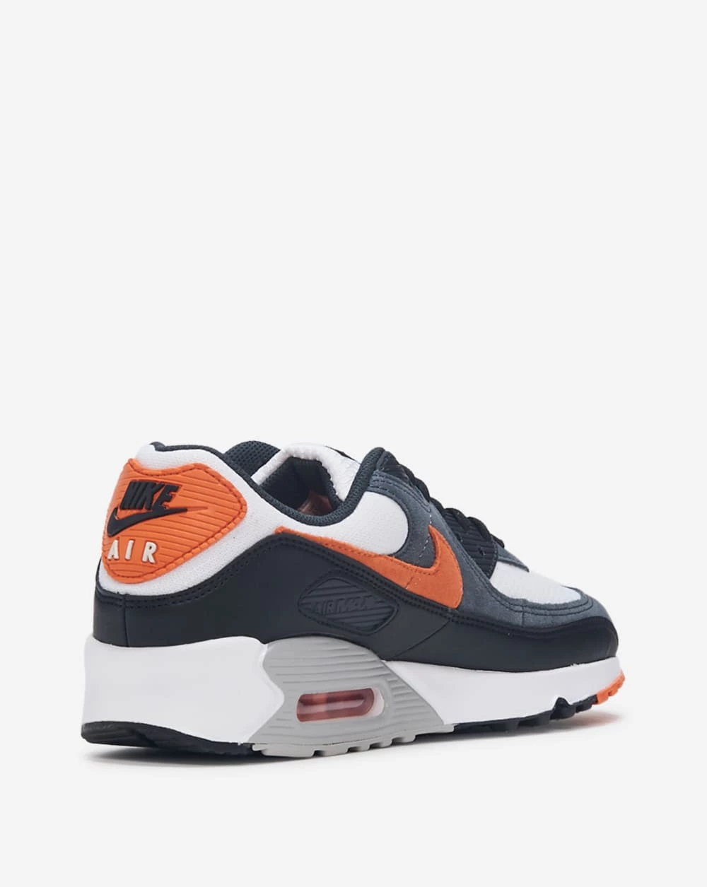 Nike Air Max 90 White/Orange/Black 5 Nike Air Max 90 White/Orange/Black - Image 3