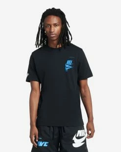 Nike NSW Essentials + Futura Glitch Graphic Tee Black
