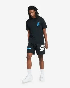 Nike NSW Essentials + Futura Glitch Graphic Tee Black -Mens New Arivals Sales Shop DM6379 010 5 1800x