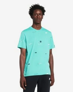 Nike NSW AOP TEE Washed Teal