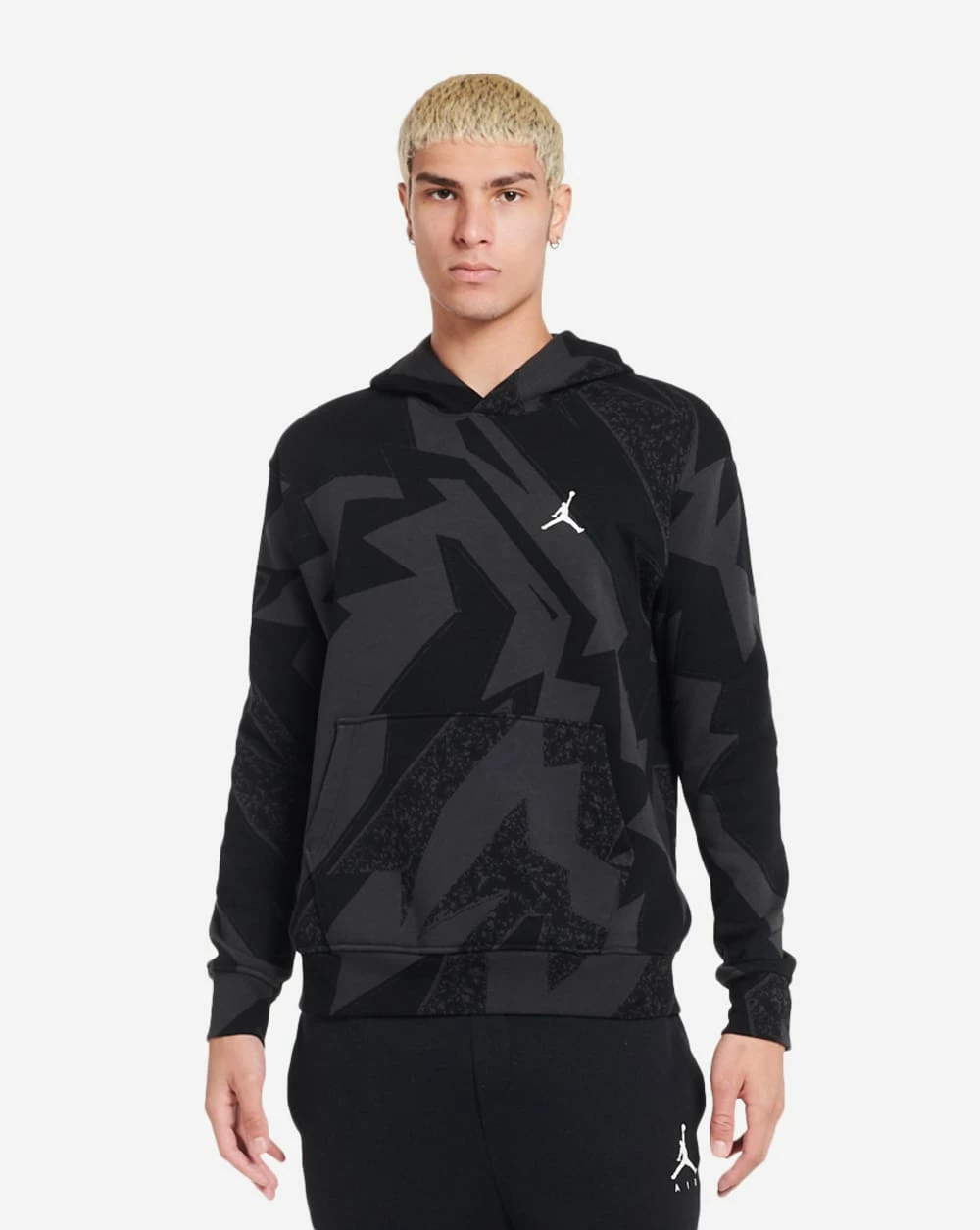 Jordan Essential AOP Fleece Pullover Hoodie Off Noir/White 3 Jordan Essential AOP Fleece Pullover Hoodie Off Noir/White