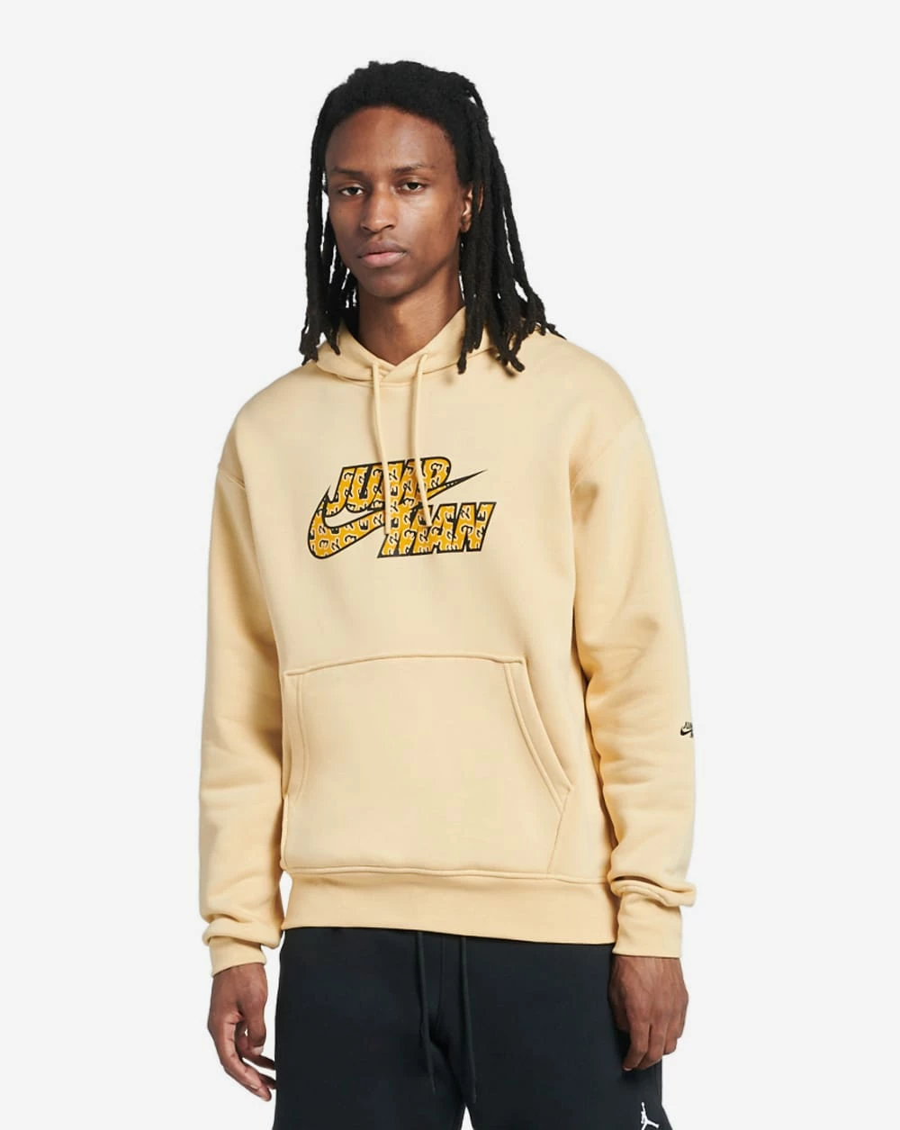 Jordan MJ Flight MVP Jumpman Fleece Pullover Hoodie Sesame/Black 3 Jordan MJ Flight MVP Jumpman Fleece Pullover Hoodie Sesame/Black