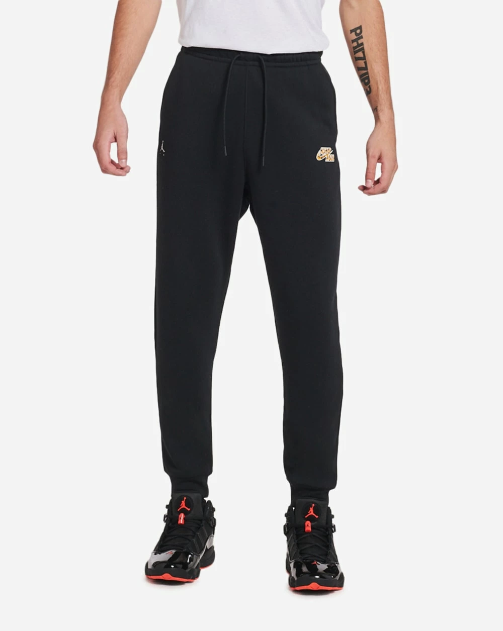 Jordan Flight MVP Fleece Sweatpants Black / Sail 3 Jordan Flight MVP Fleece Sweatpants Black / Sail
