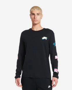 Nike NSW Racing Long Sleeve Tee Black