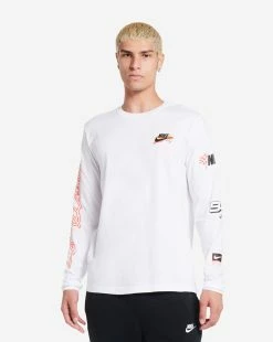 Nike NSW Racing Long Sleeve Tee White