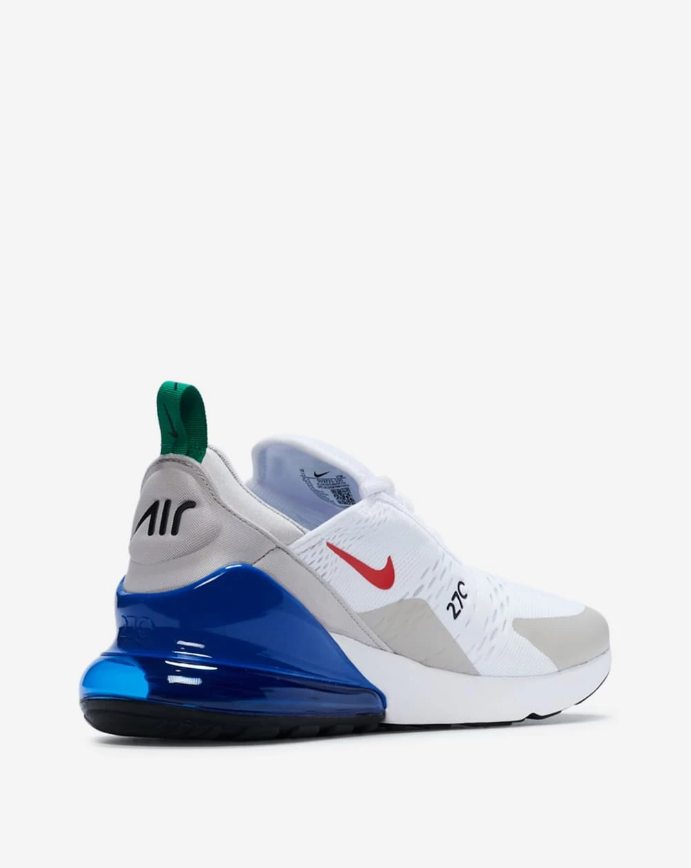 Nike Air Max 270 White/Red/Royal Blue 5 Nike Air Max 270 White/Red/Royal Blue - Image 3