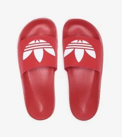 Adidas Adilette Lite Red/White 9 Adidas Adilette Lite Red/White -Mens New Arivals Sales Shop FU8296 4 1800x