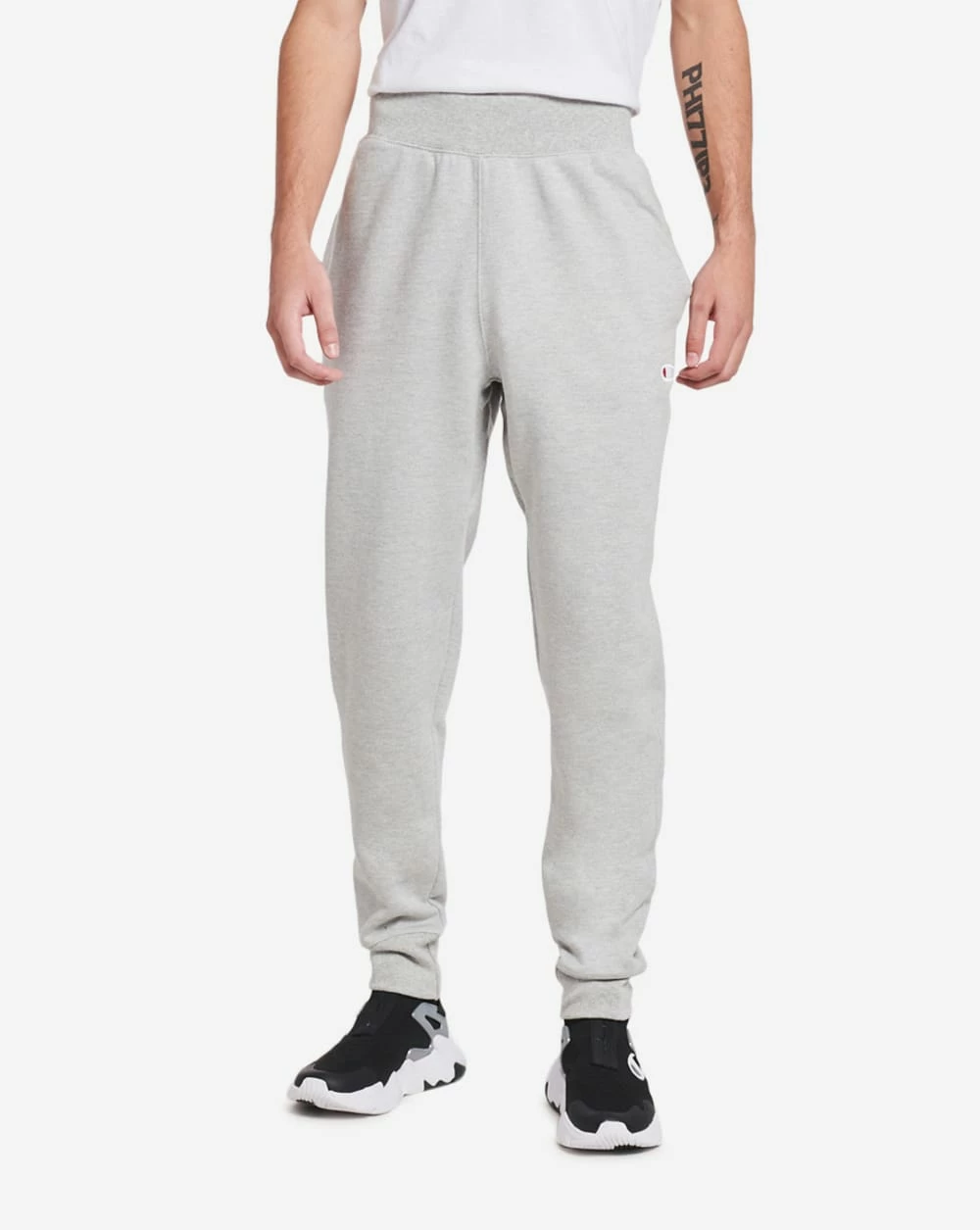 Champion Reverse Weave Joggers Oxford Grey 3 Champion Reverse Weave Joggers Oxford Grey
