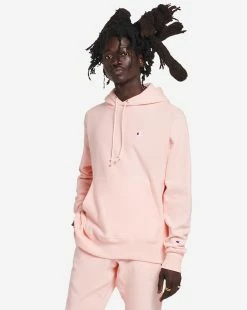 Champion Reverse Weave Pullover Hoodie Primer Pink