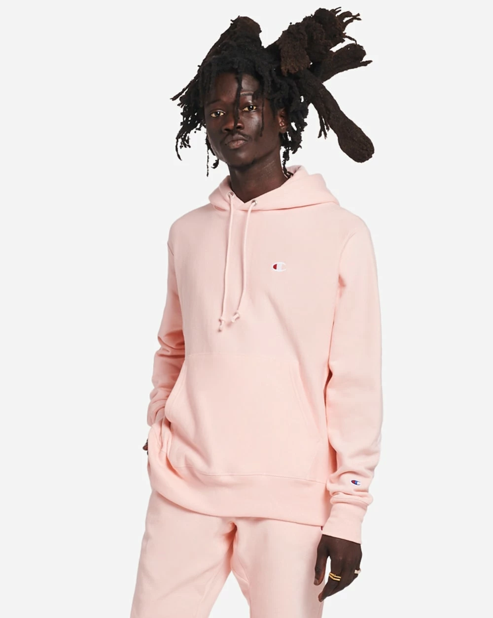 Champion Reverse Weave Pullover Hoodie Primer Pink 3 Champion Reverse Weave Pullover Hoodie Primer Pink