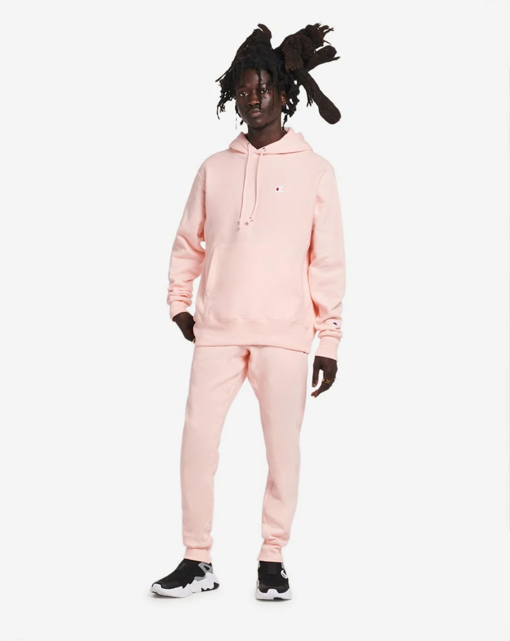 Champion Reverse Weave Pullover Hoodie Primer Pink 6 Champion Reverse Weave Pullover Hoodie Primer Pink - Image 4