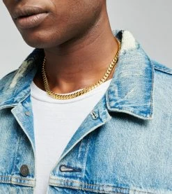 Gold Gods Miami Cuban Link Chain 8MM 18 Gold