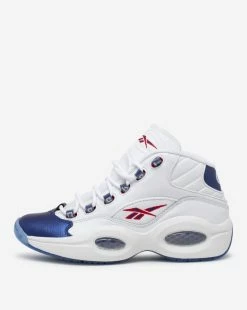 Reebok QUESTION MID "Blue WHT/BLUE/RED