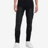 Smugglers Moon Nylon Quilted 5-Pocket Jeans Black -Mens New Arivals Sales Shop JSMWB118 BLK 1 1800x