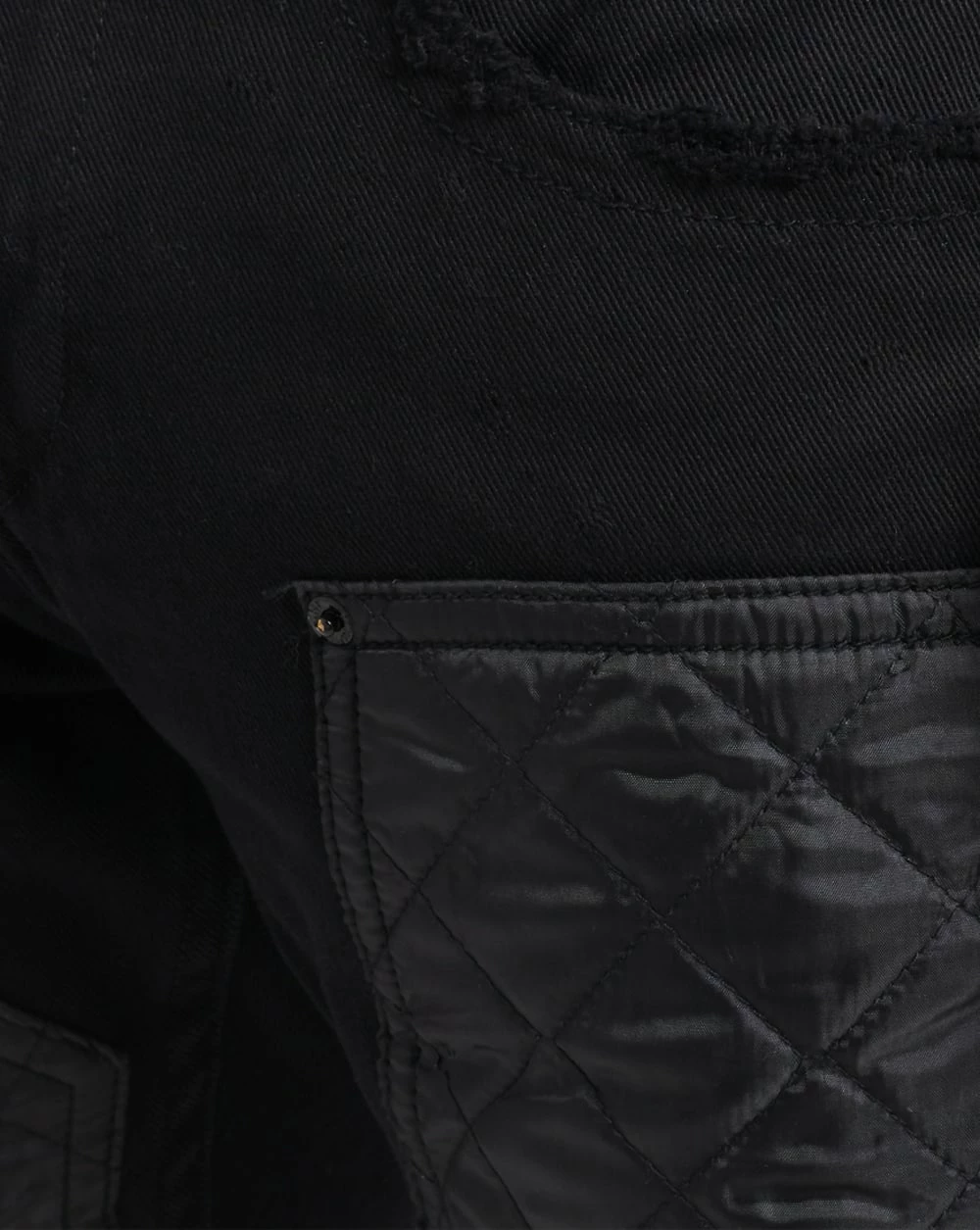 Smugglers Moon Nylon Quilted 5-Pocket Jeans Black 6 Smugglers Moon Nylon Quilted 5-Pocket Jeans Black - Image 4