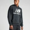 New Balance Essentials Stacked Logo Pullover Hoodie BLACK -Mens New Arivals Sales Shop MT03558 BK 1 1800x