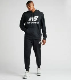 New Balance Essentials Stacked Logo Pullover Hoodie BLACK 8 New Balance Essentials Stacked Logo Pullover Hoodie BLACK -Mens New Arivals Sales Shop MT03558 BK 4 1800x