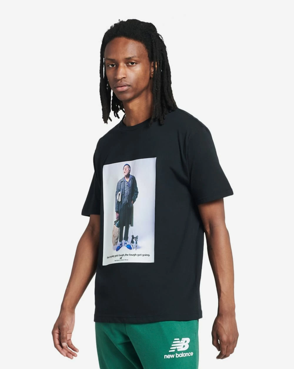 New Balance Essentials Grandpa Tee Black 4 New Balance Essentials Grandpa Tee Black - Image 2