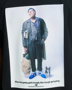 New Balance Essentials Grandpa Tee Black 9 New Balance Essentials Grandpa Tee Black -Mens New Arivals Sales Shop MT21569 BK 4 1800x