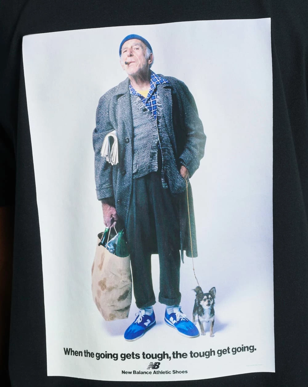 New Balance Essentials Grandpa Tee Black 6 New Balance Essentials Grandpa Tee Black - Image 4