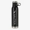Nautica Stainless Steel Water Bottle Black -Mens New Arivals Sales Shop NH OK0367BK 1 1800x
